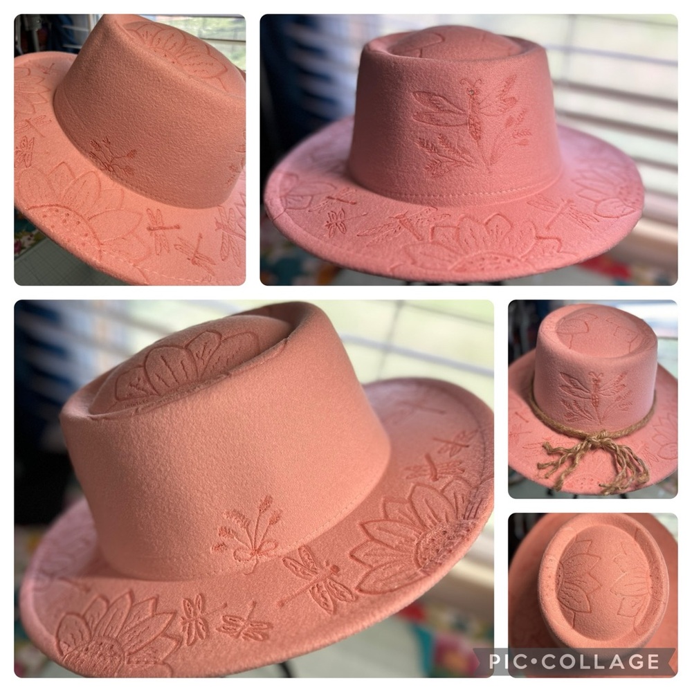 Sunflower and Dragonfly Custom Hat